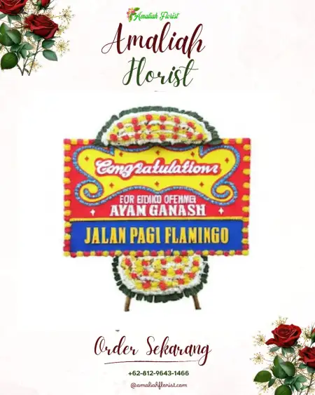 Sewa Papan Bunga Nagri Kaler